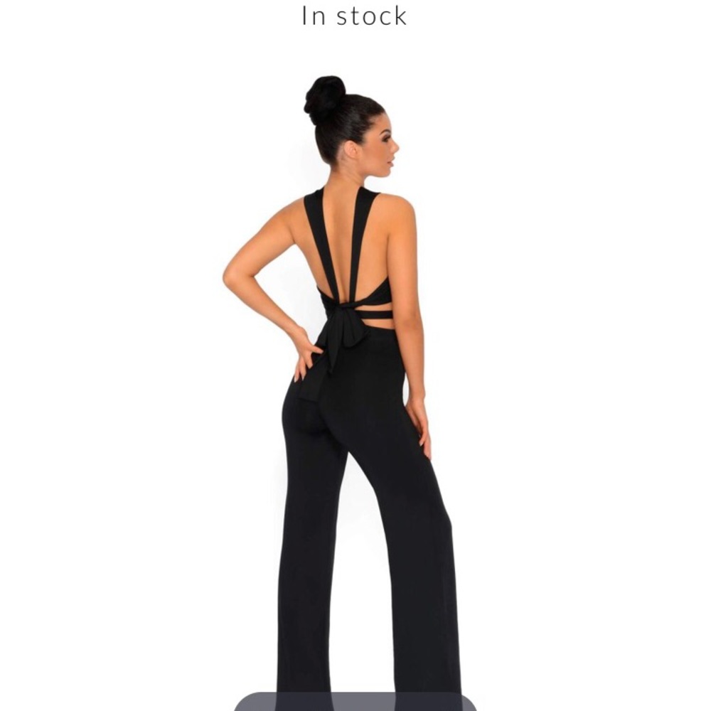 Oh Polly Sexy Black Jumpsuit